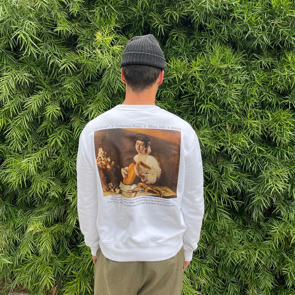 Off-White caravaggio crewneck sweatshirt